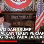 Prabowo Teken Perjanjian Dagang