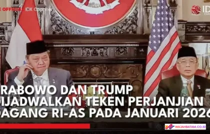 Prabowo Teken Perjanjian Dagang