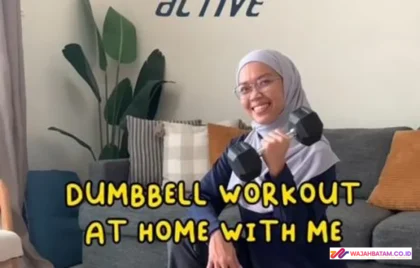rutinitas dumbbell kaki kencang