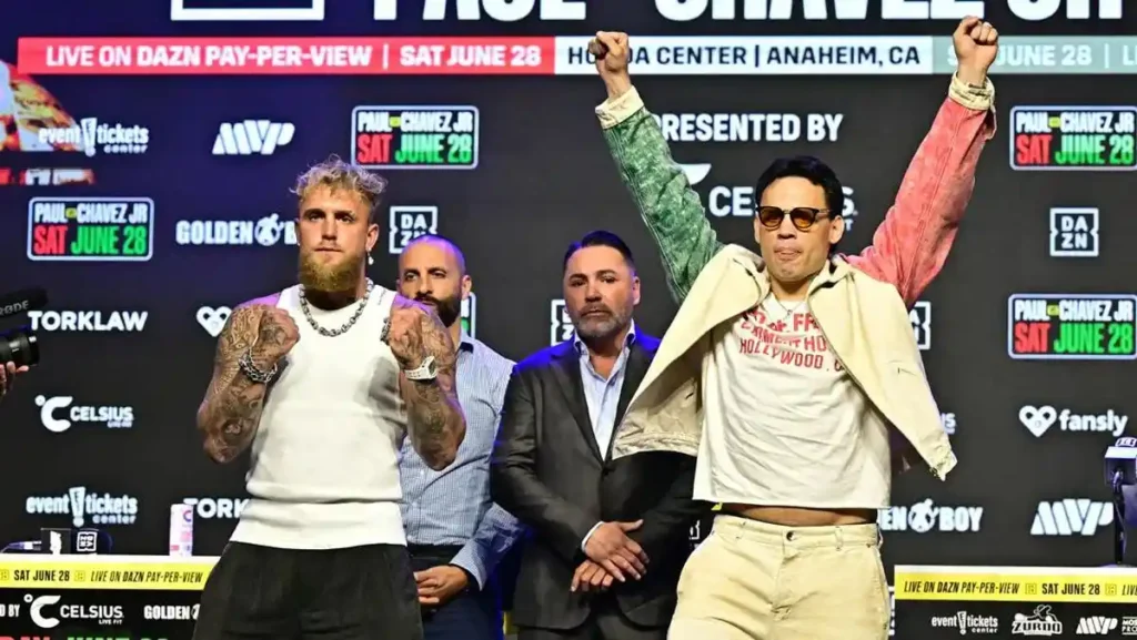 Waktu Mulai Kartu dan Tempat Menonton Jake Paul vs Chavez Bertarung Secara Langsung